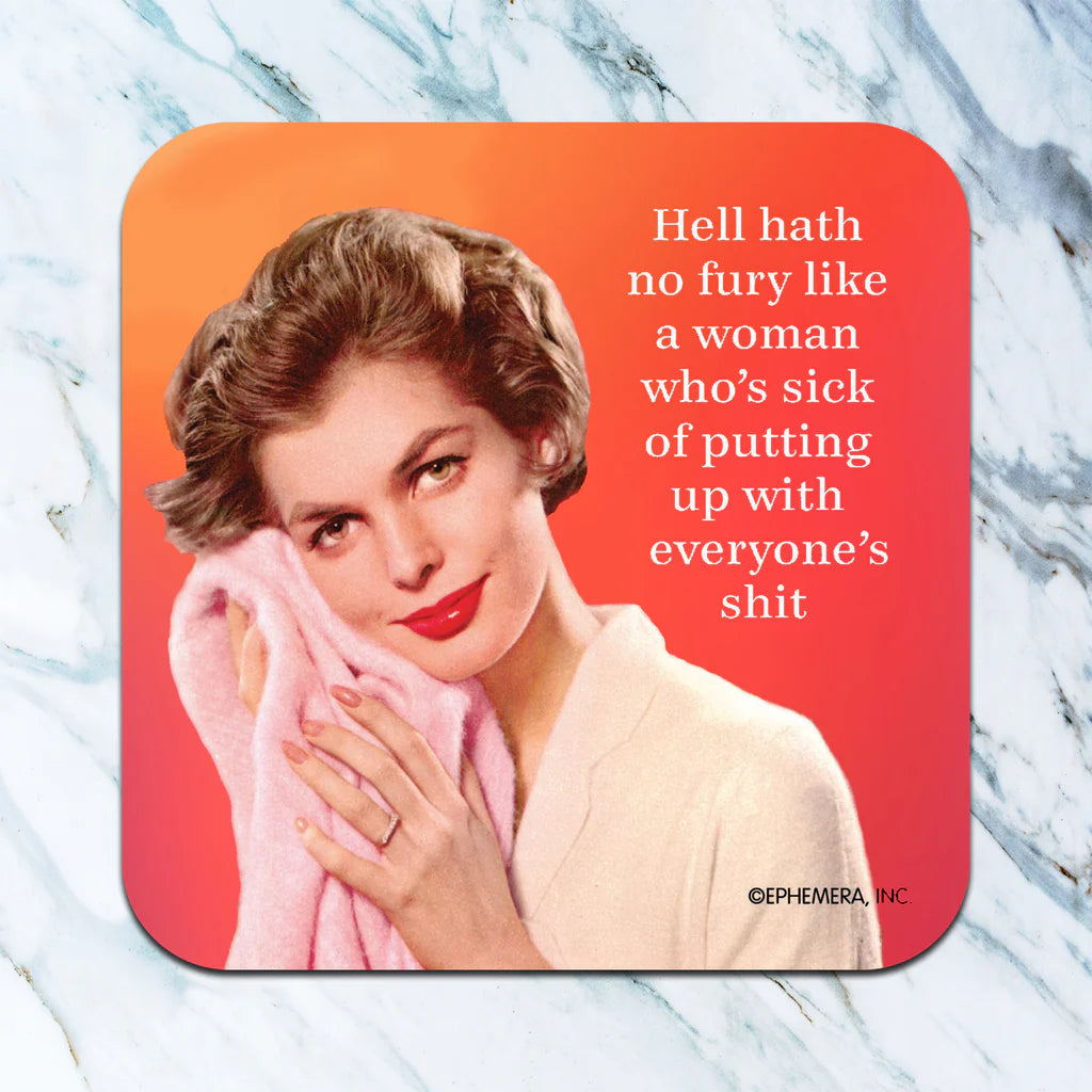 Coaster: Cozy Sips and Saucy Quips