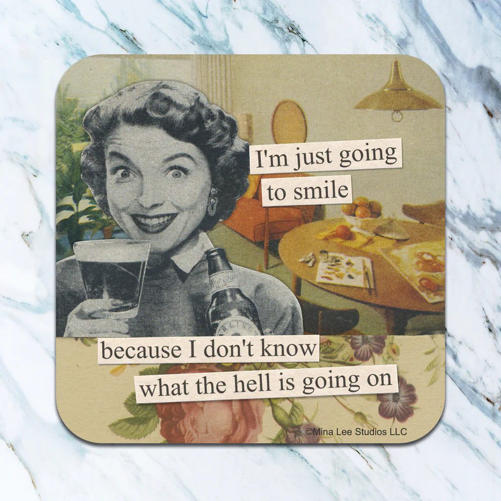 Coaster: Cozy Sips and Saucy Quips