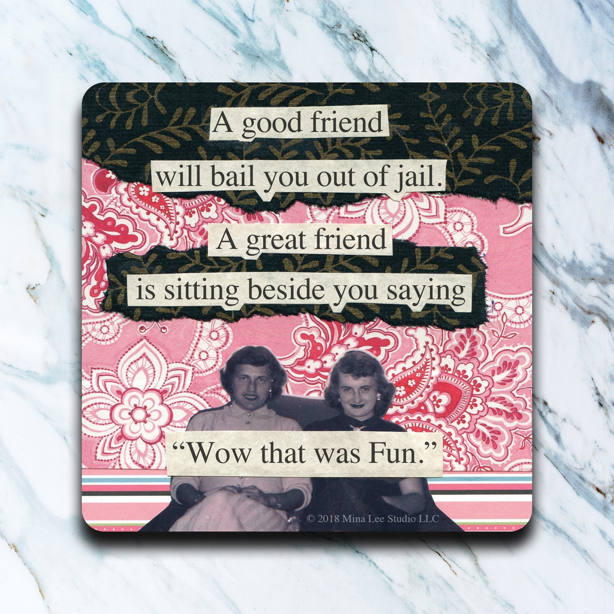 Coaster: Cozy Sips and Saucy Quips