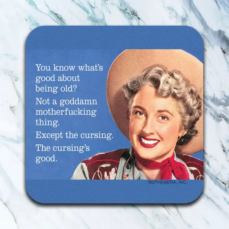 Coaster: Cozy Sips and Saucy Quips